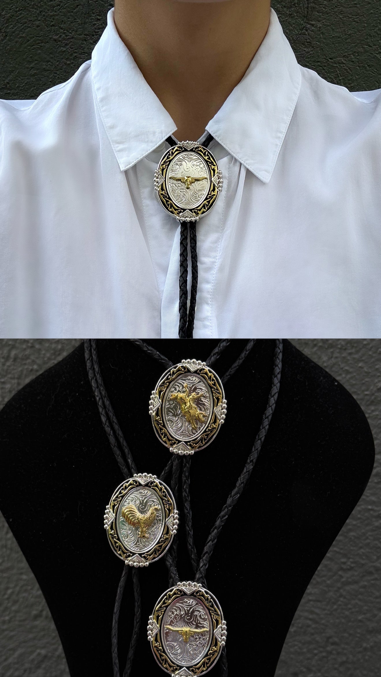 Corbatin cara de buey